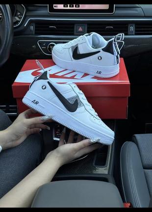 Nike air force utility low white black