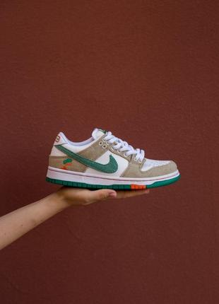 👟 кроссовки jarritos x nike sb dunk low «phantom orange malachite» / наложка bs👟1 фото