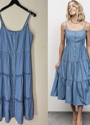 Джинсовый сарафан
