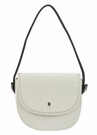 Женская сумка из экокожи david jones ss5922-2 белый -