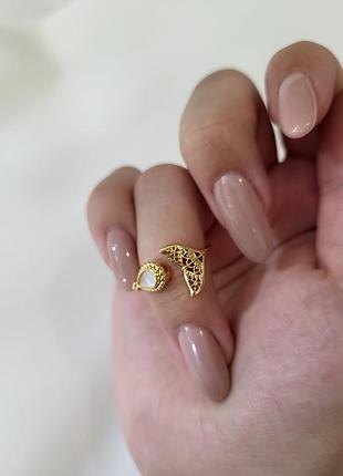 Каблучка регулююча русалка, кольцо