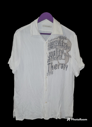 Белая котоновая рубашка- трансформер турция4 фото