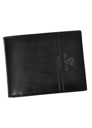 Чоловічий шкіряний гаманець emporio valentini 563 292e чорний -
