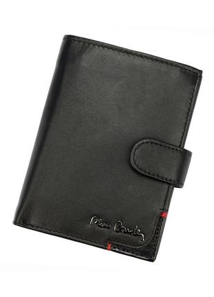 Чоловічий шкіряний гаманець pierre cardin tilak75 326a чорний -