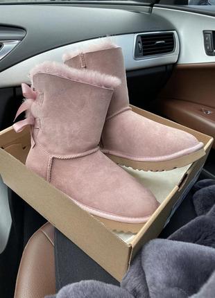 Женские классические угги 2 банта ugg mini bailey bow ii3 фото