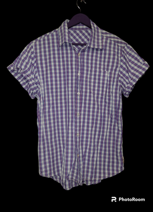 Сатиновая мужская рубашка6 фото