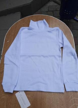 Гольф гольфик білий белий водолазка джемпер