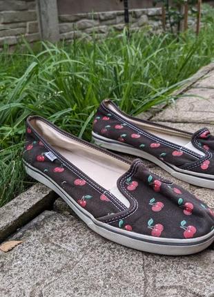 Мокасины vans оригинал, размер 39-40/9us (идеальное состояние )4 фото