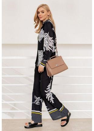 Женская кожаная сумка classic карамель краст3 фото