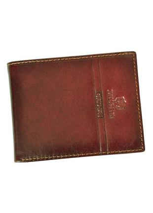 Чоловічий шкіряний гаманець emporio valentini 563 292e коричневий -