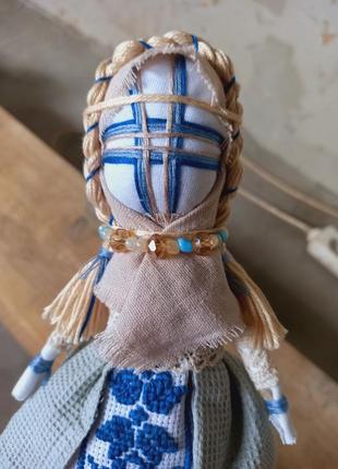 Кукла мотанка ручной работы с вышивкой. 30 см