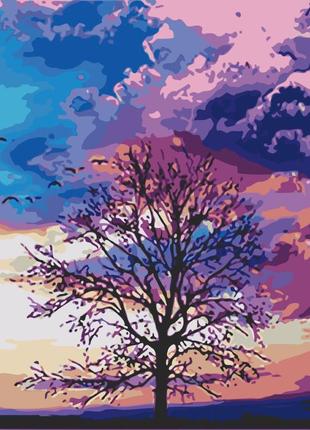 Картина по номерам без подрамника "цветовое небо" art craft 11018-acnf 40х50 см