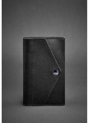 Кожаный блокнот (софт-бук) 2.0 черный1 фото