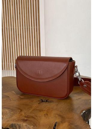 Женская кожаная сумка molly светло-коричневая