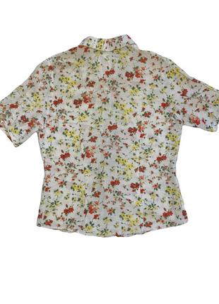Рубашка в цветочном принте