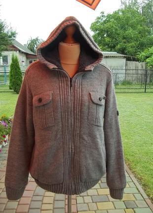 ( xl - 52 / 54 р ) dnm dissident утепленная мужская кофта куртка толстовка на меху оригинал