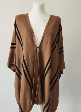 Накидка пончо на застібках h&m