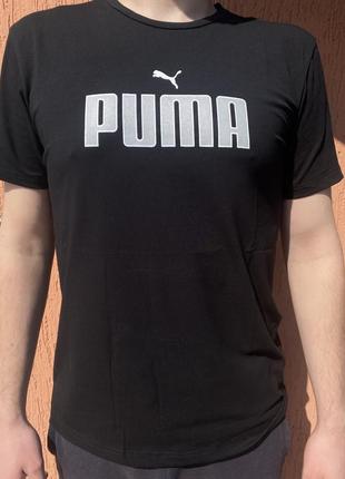 Черная футболка с надписью «puma»👕👕👕