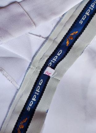 Белые женские шорты для фитнеса adidas dacron* винтаж5 фото