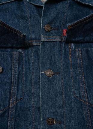 Levis 70506-0216 vintage denim trucker jacket  чоловіча джинсова куртка4 фото