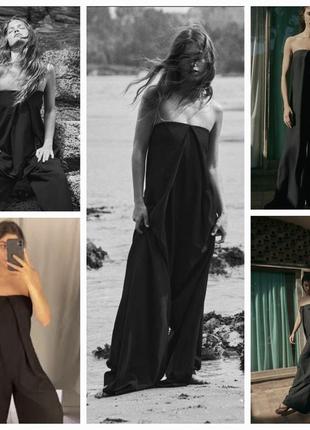 Дуже крутий комбінезон від zara зі змішаної лляної тканини. шикарна якість і фасон.