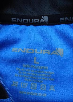 Велофутболка велоджерсі endura fs260 jersey (l)5 фото