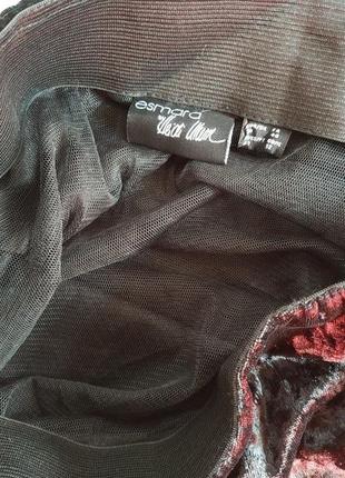 Распродажа! бархатная мини-юбка немецкого бренда esmara коллекция heidi klum4 фото