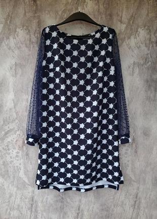 Красивое женское платье, ориентиров. на 50,54,58, см. на замеры