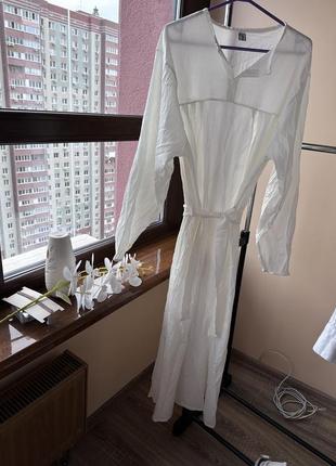 Белое платье и рубашка в дар!!2 фото
