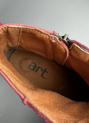 Дизайнерские кожаные демисезонные ботинки art7 фото