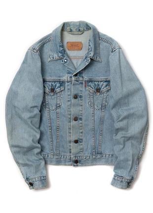 Levis vintage 90s denim trucker jacket (1995) женская джинсовая куртка