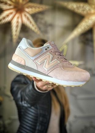 Замшевые кроссовки new balance