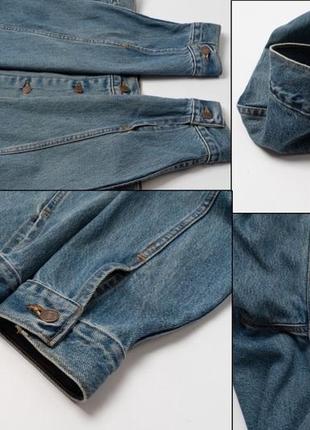 Levis 70507-0389 vintage 90s denim trucker jacket (1995) мужская джинсовая куртка9 фото