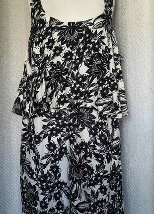 100% вискоза женское натуральное летнее вискозное платье, платье, сарафан мелкий цветок штапель3 фото