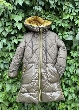 Пальто куртка подовжене зимове на дівчинку!1 фото