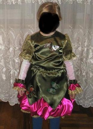 Костюм юбка + блузка для девочки 4-6 лет4 фото