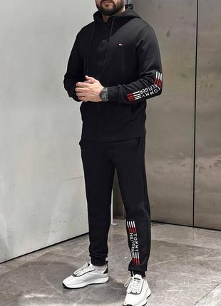Трендовый костюм Tommy hilfiger/UK зипка + штаны томи хилфигер5 фото