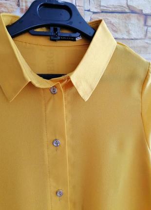 Красивая рубашка блуза креп-шифон полупрозрачный различные цвета и размеры2 фото