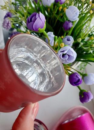 Стеклянные подсвечники германия melinera