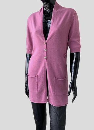 Удлиненный кашемировый кардиган aigner 100% кашемир кофта свитер кашемир