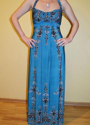 Красивое длинное платье в пол размер s - м