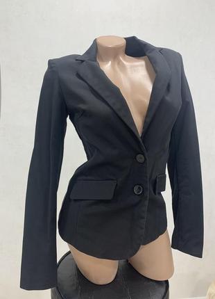 Блейзер жакет піджак чорний жіночій розмір 36