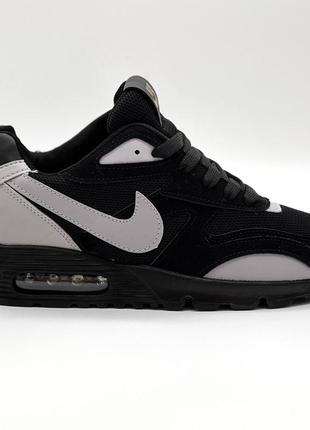 Мужские черные кроссовки nike air max4 фото