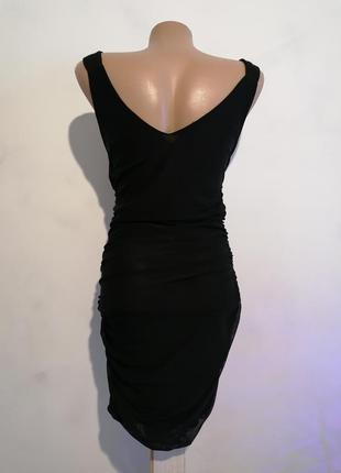 🌹маленькое чёрное платье сетка с золотыми пайетками 🌹чёрное платье4 фото