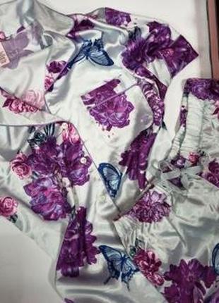 Сатинова піжама з нової колекції victoria's secret вікторія сікрет4 фото