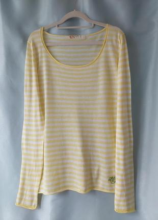 Тоненькая хлопковая кофточка лонгослив