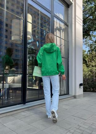 🎨3 цвета! шикарная женская куртка зеленая ветровка ветровка женская зеленая4 фото