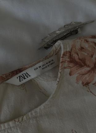 Блуза льон zara2 фото