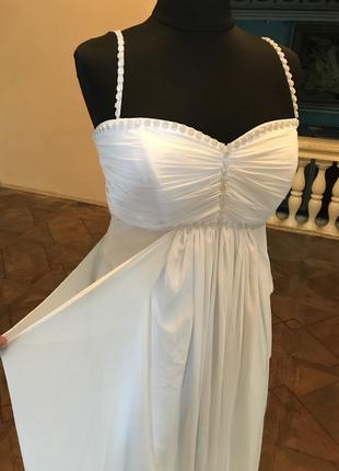 Полный разброждем свадебное платье большой размер для беременных4 фото