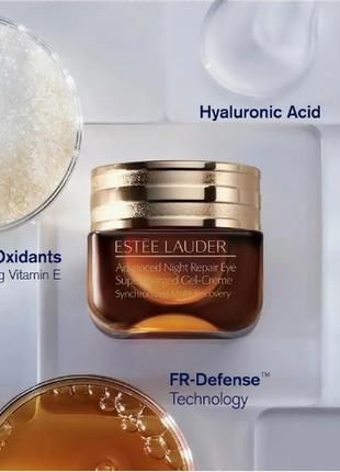 Мультифункціональний гель-крем для шкіри навколо очей estee lauder advanced night repair eye, 15 мл1 фото